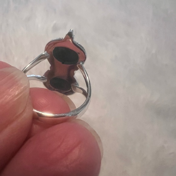 Genuine Turquoise Sterling .925 Ring Size 7 - Picture 4 of 7